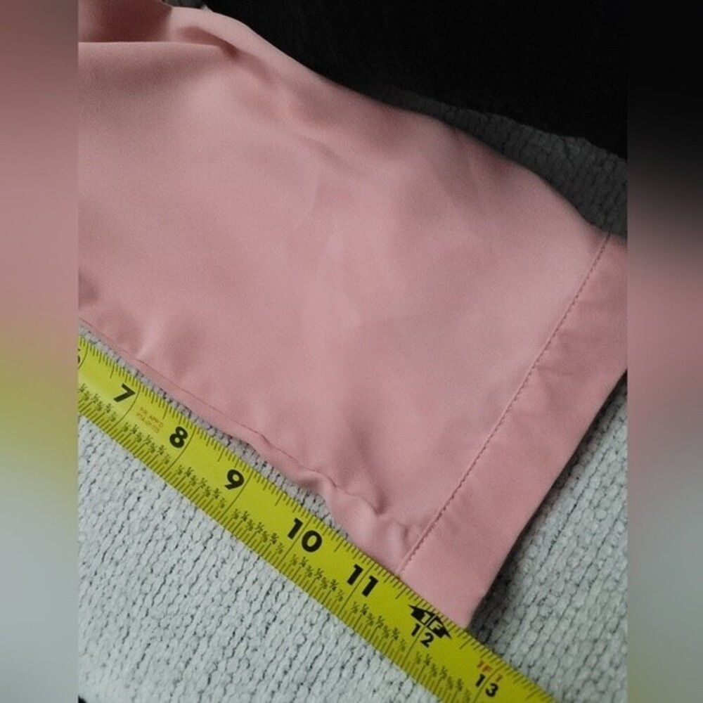 Rue 21 Pink Shirt Dress Tie waist front pockets 3/4 sleeve - Picture 6 of 8